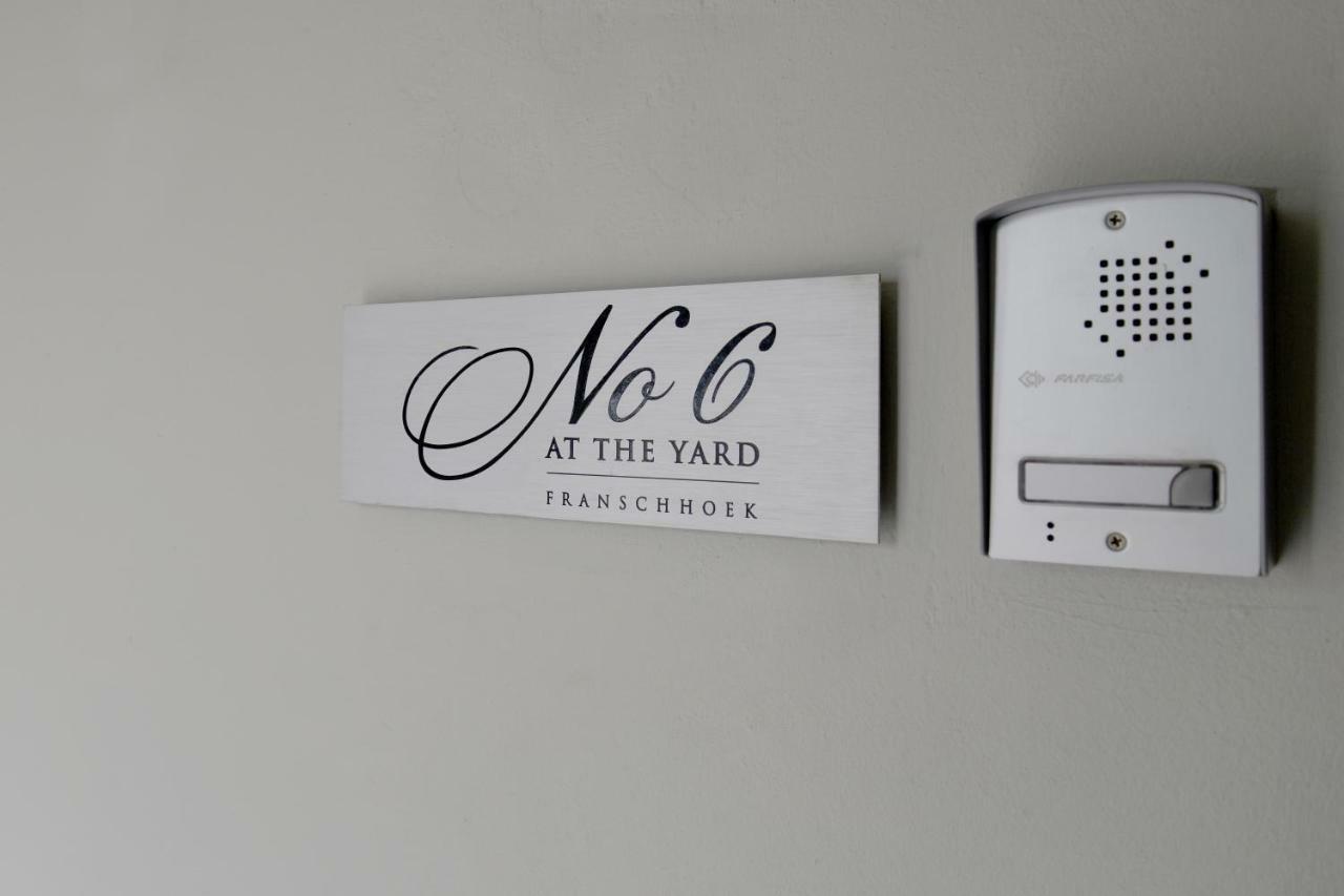 Apartmán No. 6 The Yard Franschhoek Exteriér fotografie